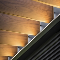 melna alumīnija pergola nojume terase LED pagalmam